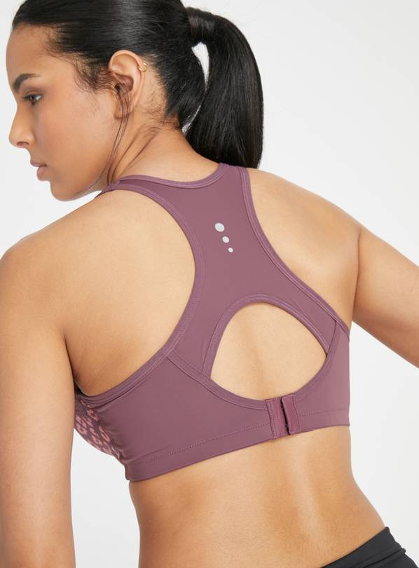 Buy Active Mauve Animal Print High Support Sports Bra 38E