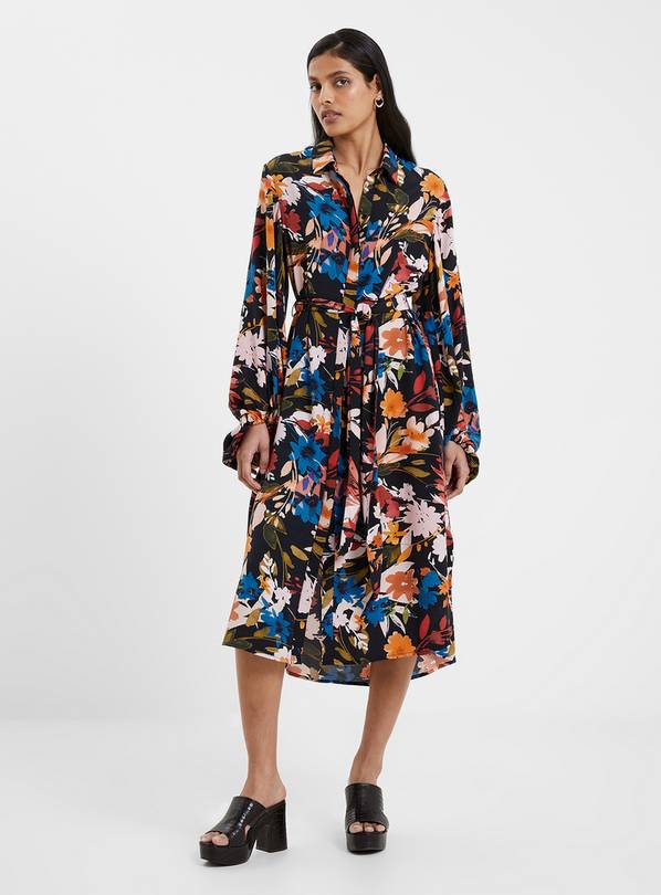 FRENCH CONNECTION Brook Delphine Shirt Dress 16