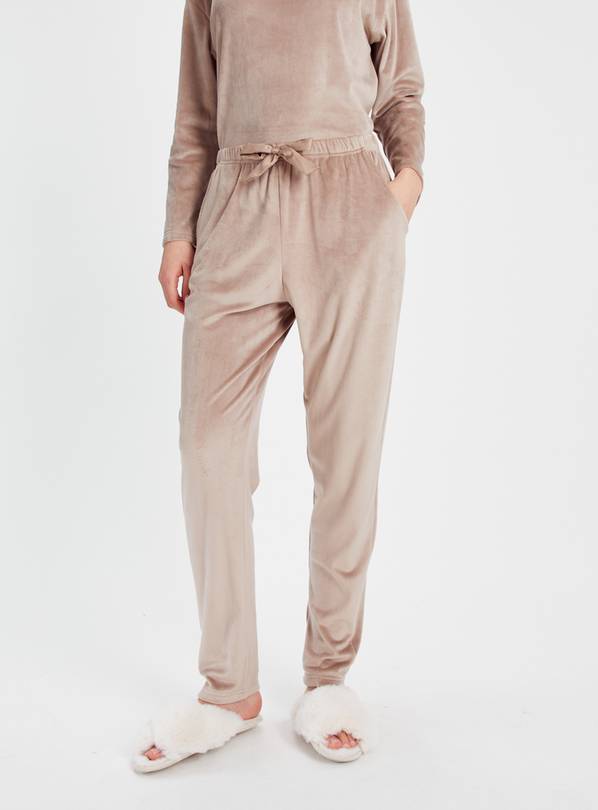 Buy Latte Velour Coord Pyjama Bottoms 20 Pyjamas Tu