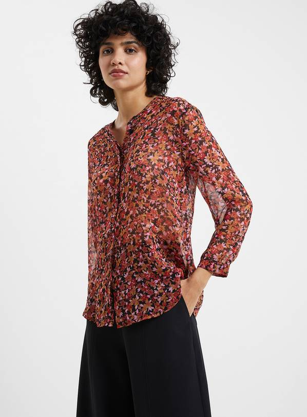 FRENCH CONNECTION Clara Flavia Grandad Shirt XL