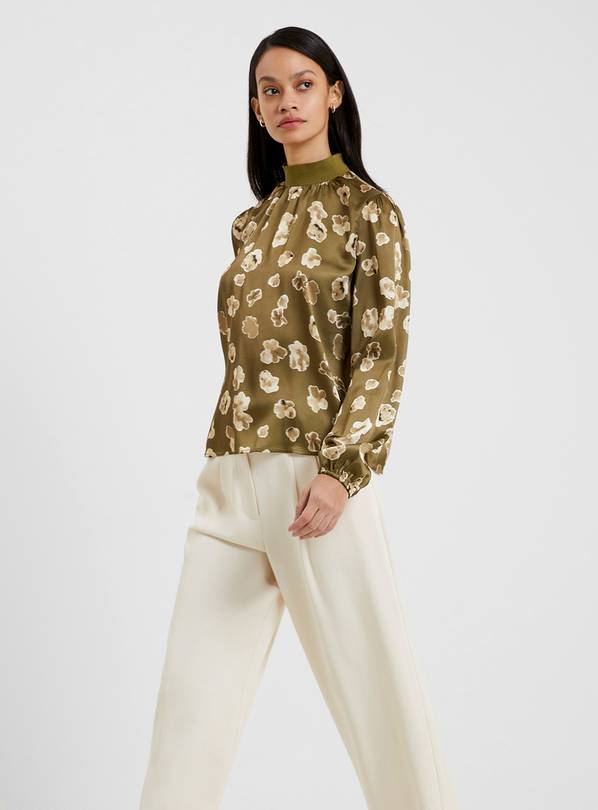 FRENCH CONNECTION Bronwen Aleeya Satin Top XS