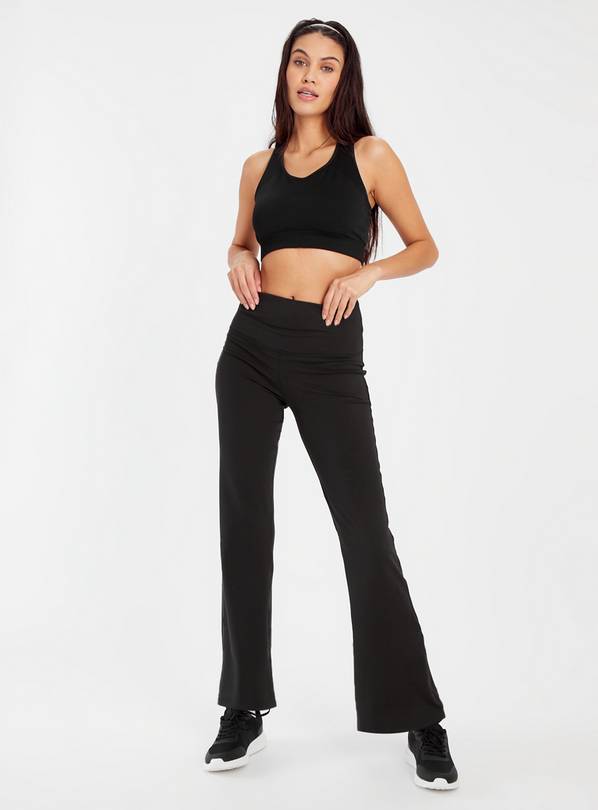 Cropped flare best sale yoga pants