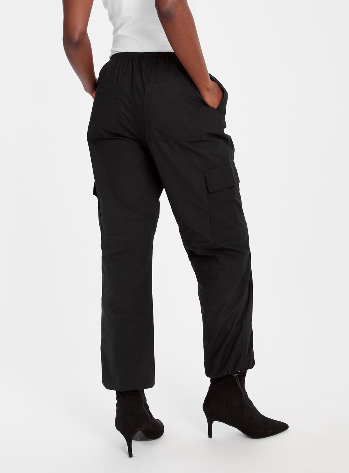 Black Parachute Trousers 14 - Image 4 thumbnail