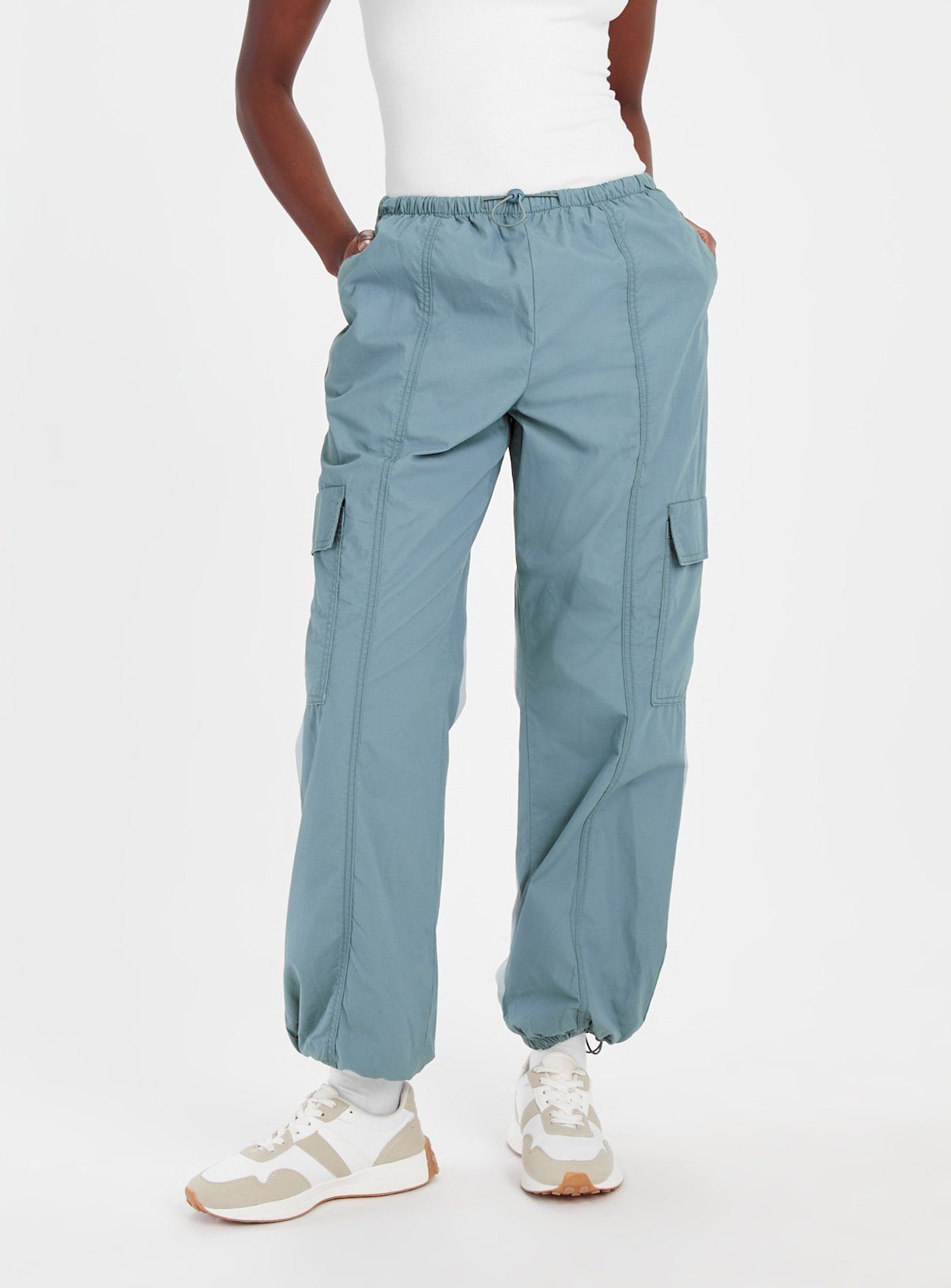 Blue Parachute Trousers 20 - Image 1 thumbnail