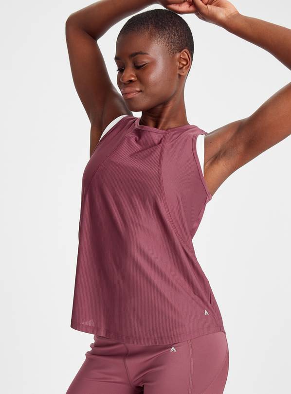 Active Plum Vest Top L