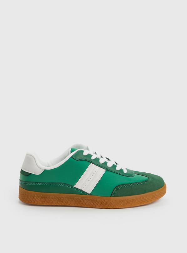 Green Retro Low Profile Trainers 5