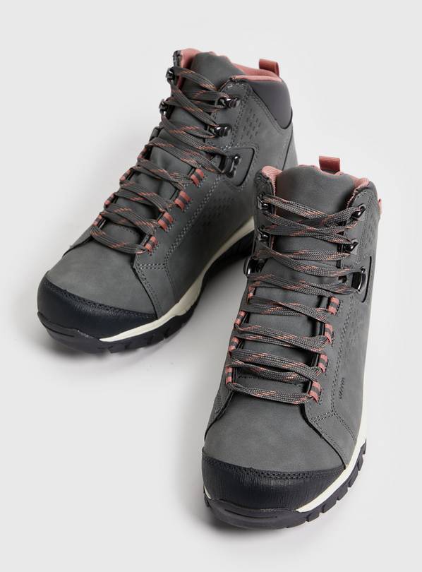 Buy Dark Grey Hiking Boots 3 Boots Tu