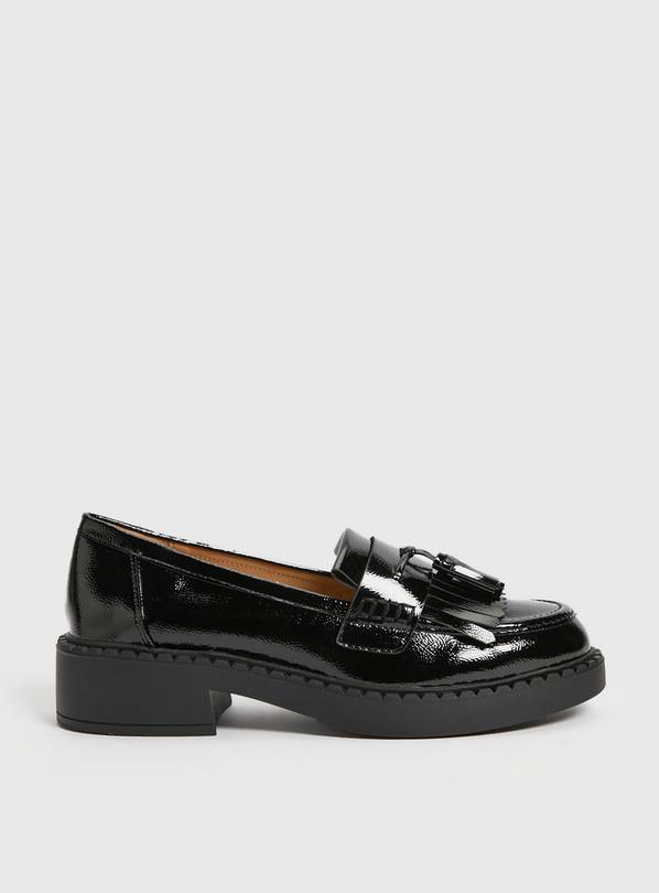 Black slip on sales loafers