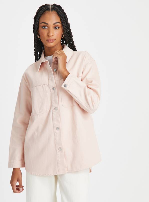 Buy Pink Twill Overshirt 16 | Shirts | Tu