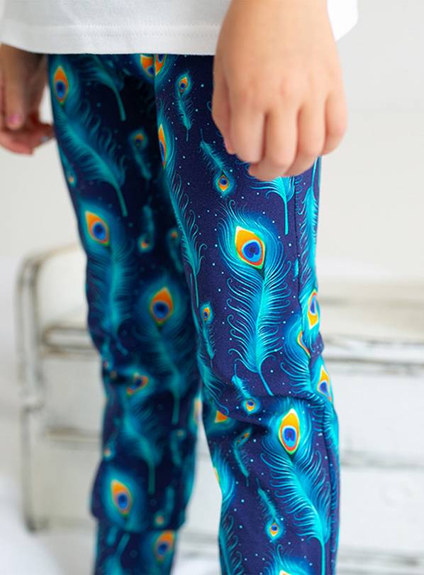 Peacock leggings on sale