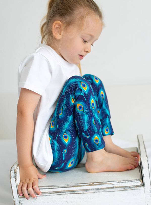 Buy FRED & NOAH Peacock Feather Leggings 2-3 Years