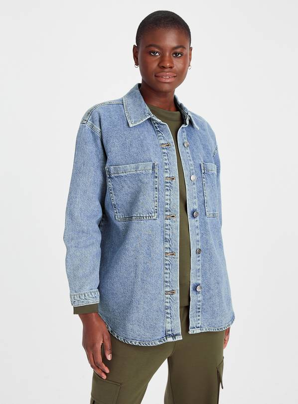 Buy Blue Denim Overshirt 16 | Shirts | Tu