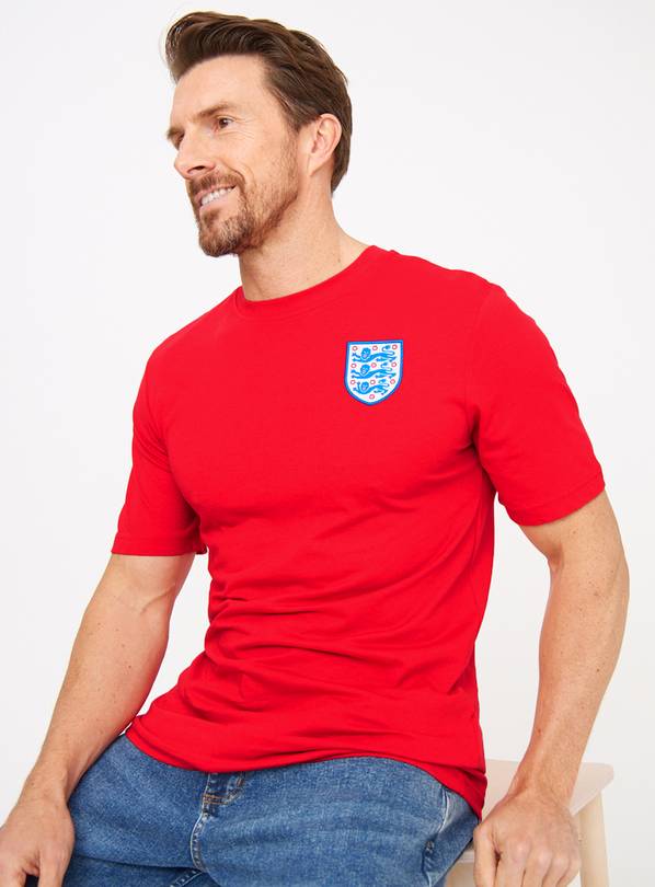 Buy Official FA England Red Football Crest TShirt M Tshirts and