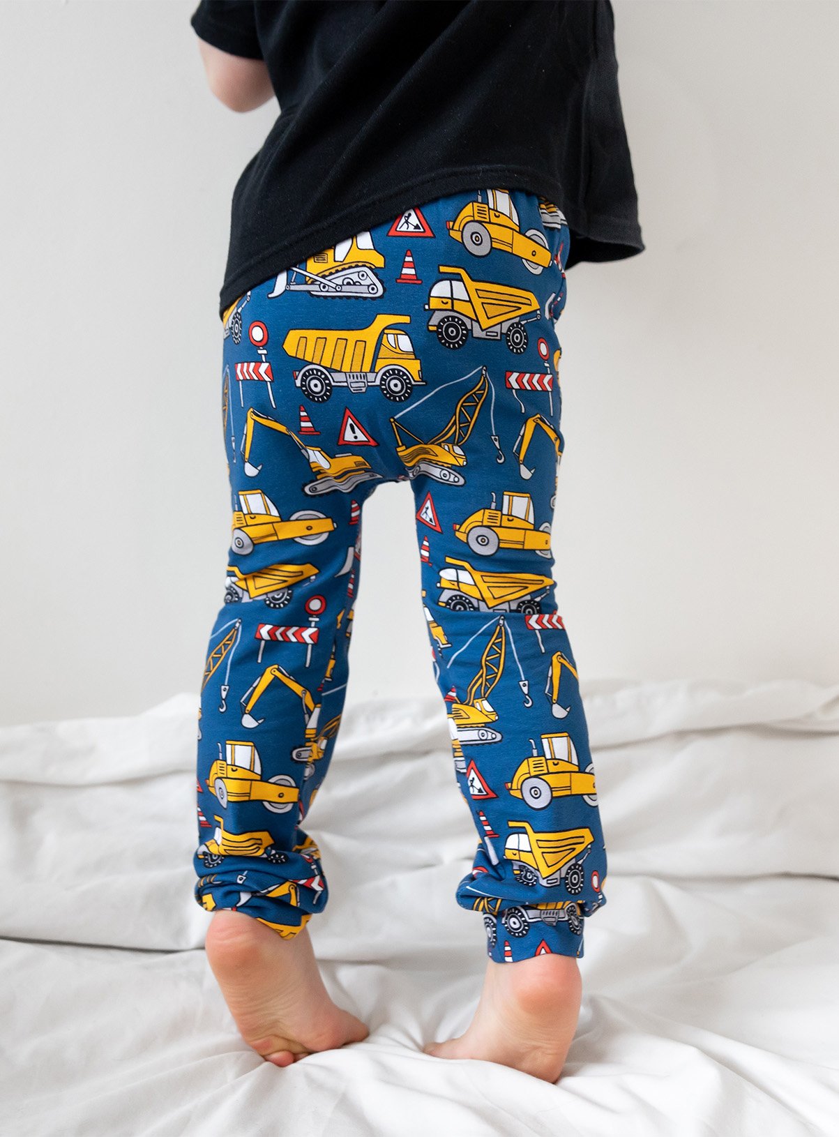 Yellow Yellow FRED & NOAH Digger Leggings (6-12 Months) - Fred and Noah by Sainsbury's