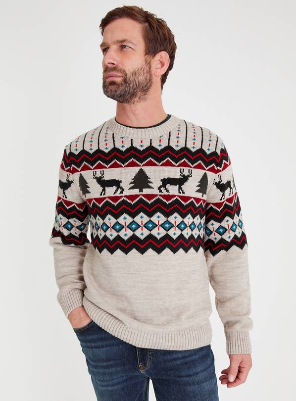 Cream xmas clearance jumper