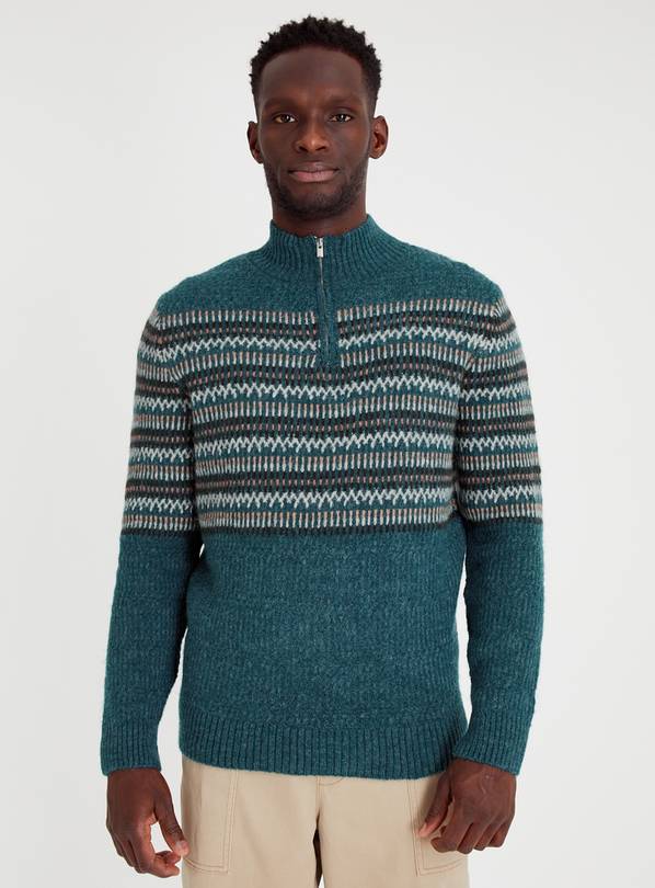 Mens hot sale teal jumper