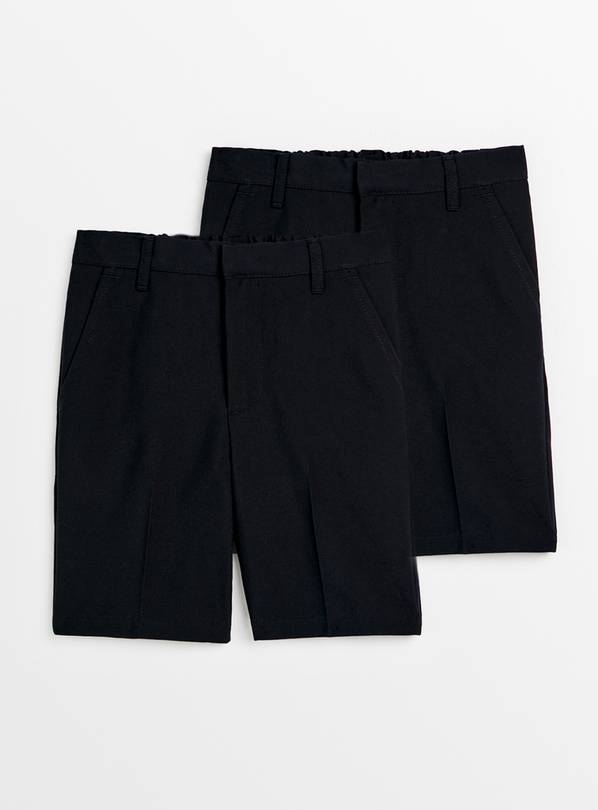 Navy Classic School Shorts 2 Pack 11 years