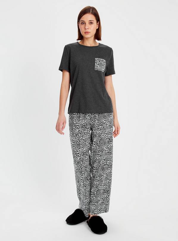 Buy Mono Animal Print Short Sleeve Pyjamas L | Pyjamas | Tu