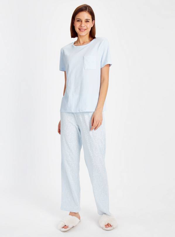 Blue Floral Pocket Pyjamas XL