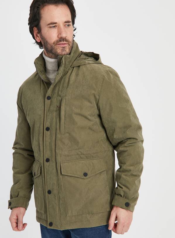 Buy Khaki Utility Parka Jacket XXL | Coats and jackets | Argos