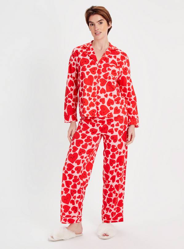 Women's Tall Valentines Shirt And Trouser Pj Set