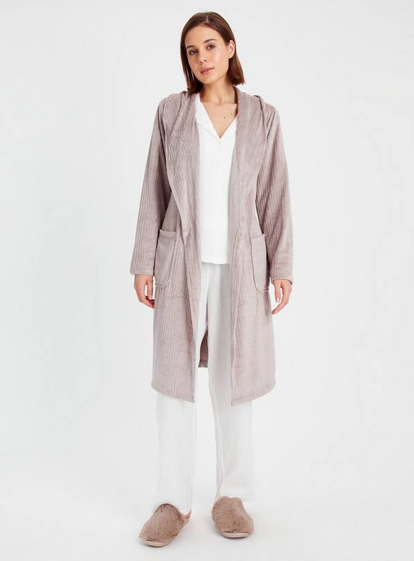 H and m linen dressing cheap gown