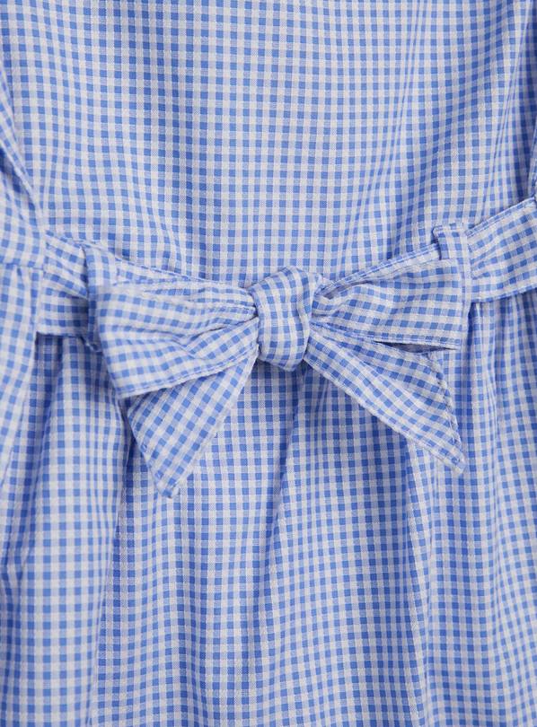 Generous fit store gingham school dress