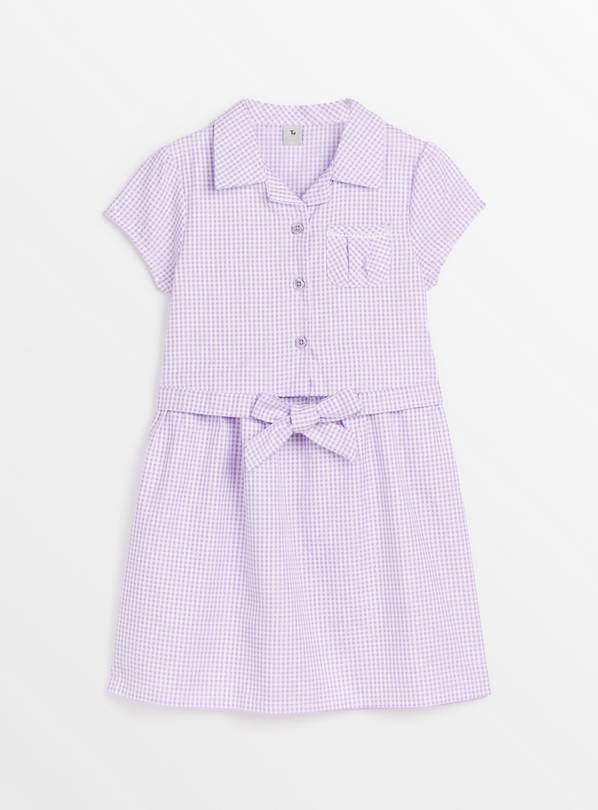 Buy Lilac Gingham School Dress 10 years | Dresses, jumpsuits and ...