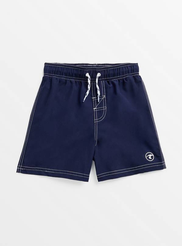 Navy Woven Swim Shorts 6 years