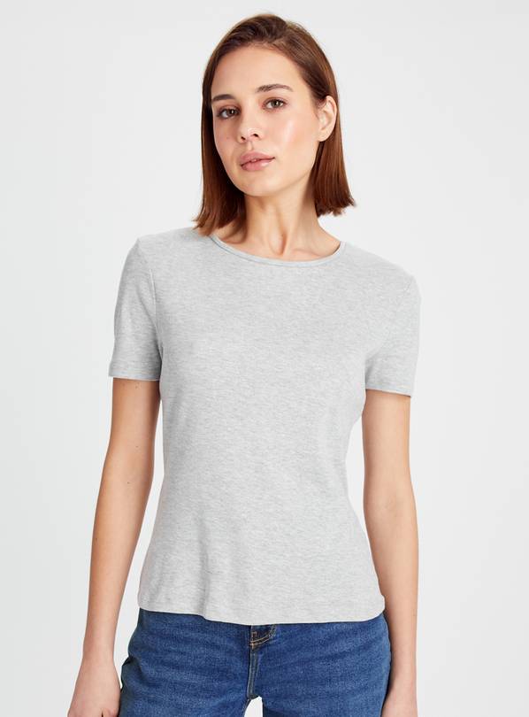 Grey Marl Slim Fit T-Shirt 10