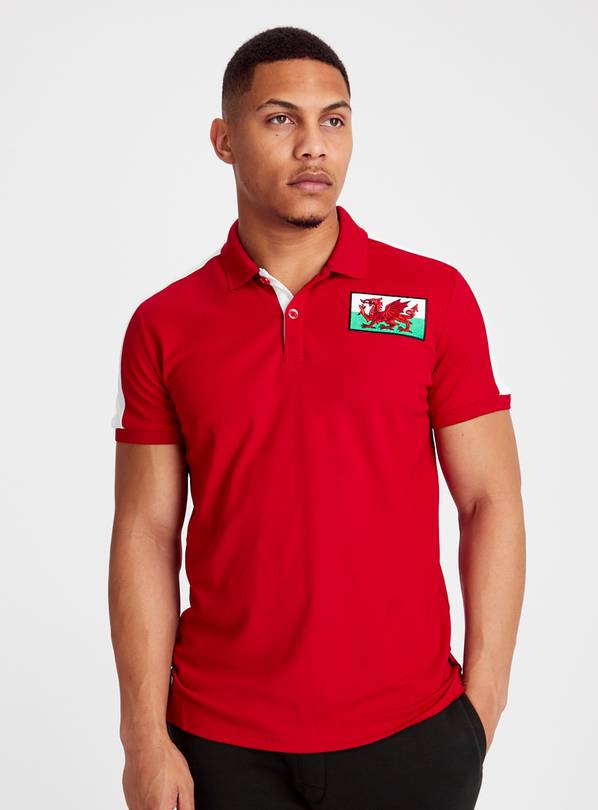 Wales Rugby Red Polo Top S