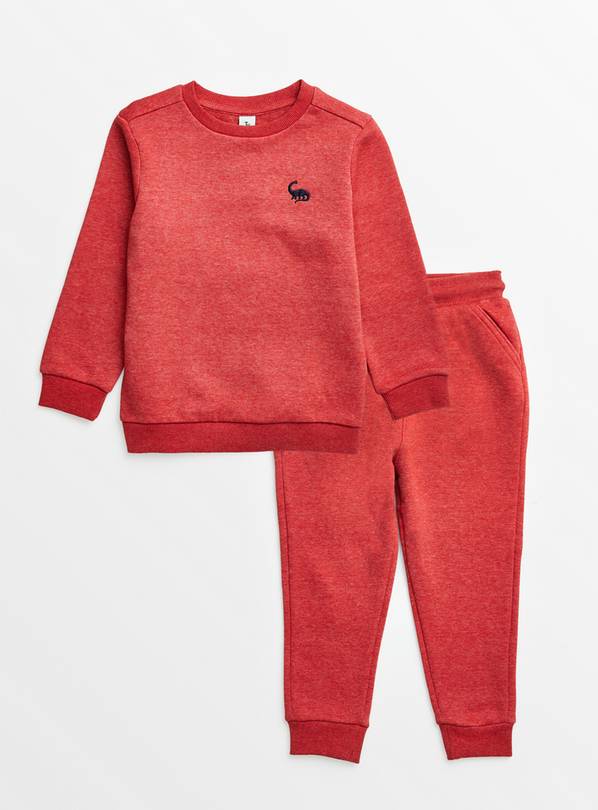 Red Sweatshirt & Joggers Set  1.5-2 years