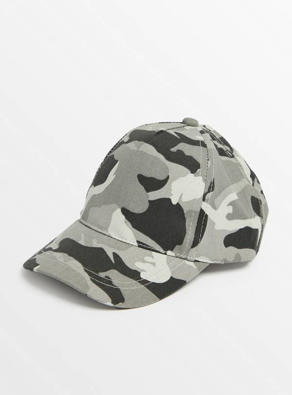 Grey Camo Print Cap 1-2 years