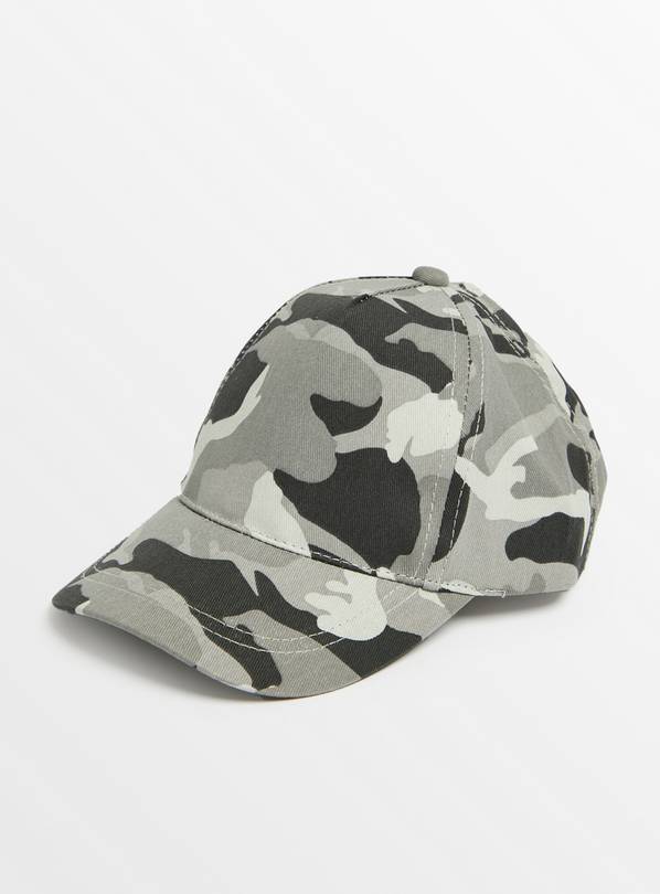 Grey Camo Print Cap 3-5 years