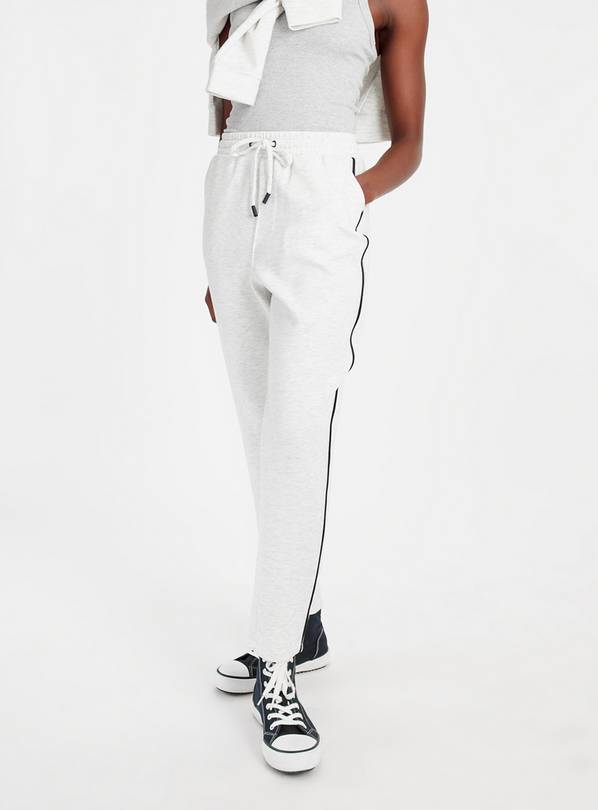 Grey Marl Straight Leg Coord Joggers 10