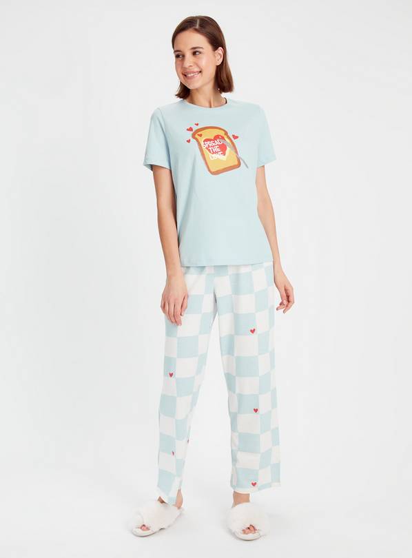 Blue Spread The Love Pyjama Set XL