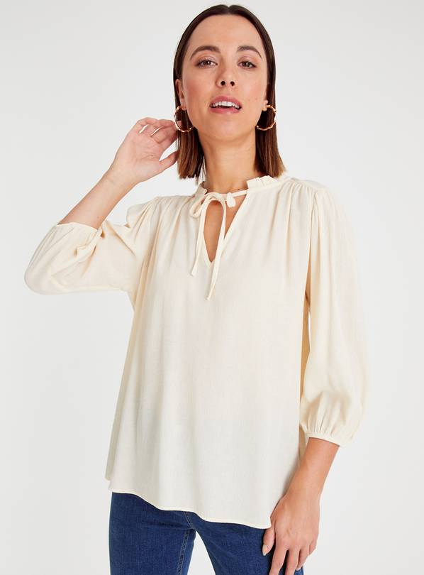 Buy Neutral V-Neck Soft Touch Coord Top 24 | Hoodies and sweatshirts | Tu
