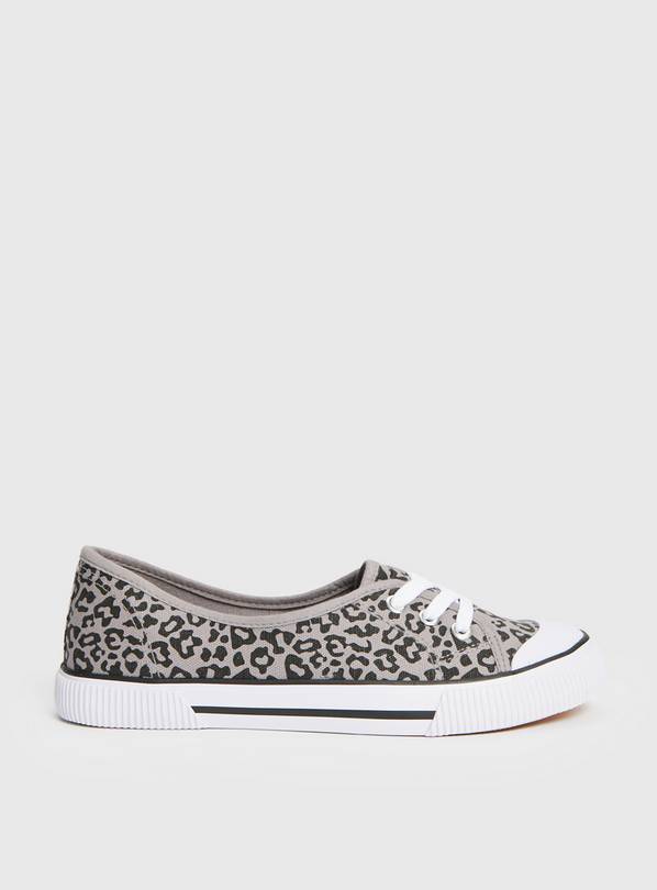 Grey leopard print on sale trainers