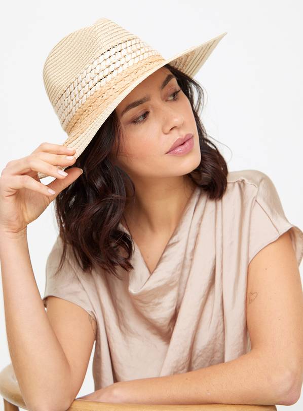 Natural Stetson Straw Hat One Size