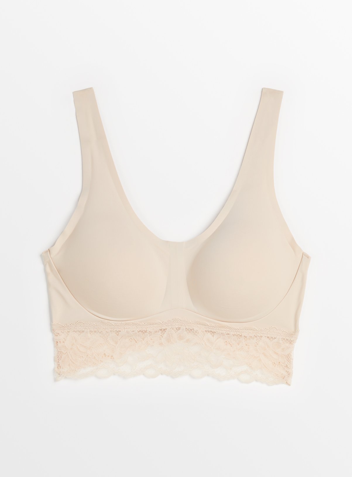 Beige Flexform™ Seamless Lace Invisible Finish Bra 14 - Image 2 thumbnail