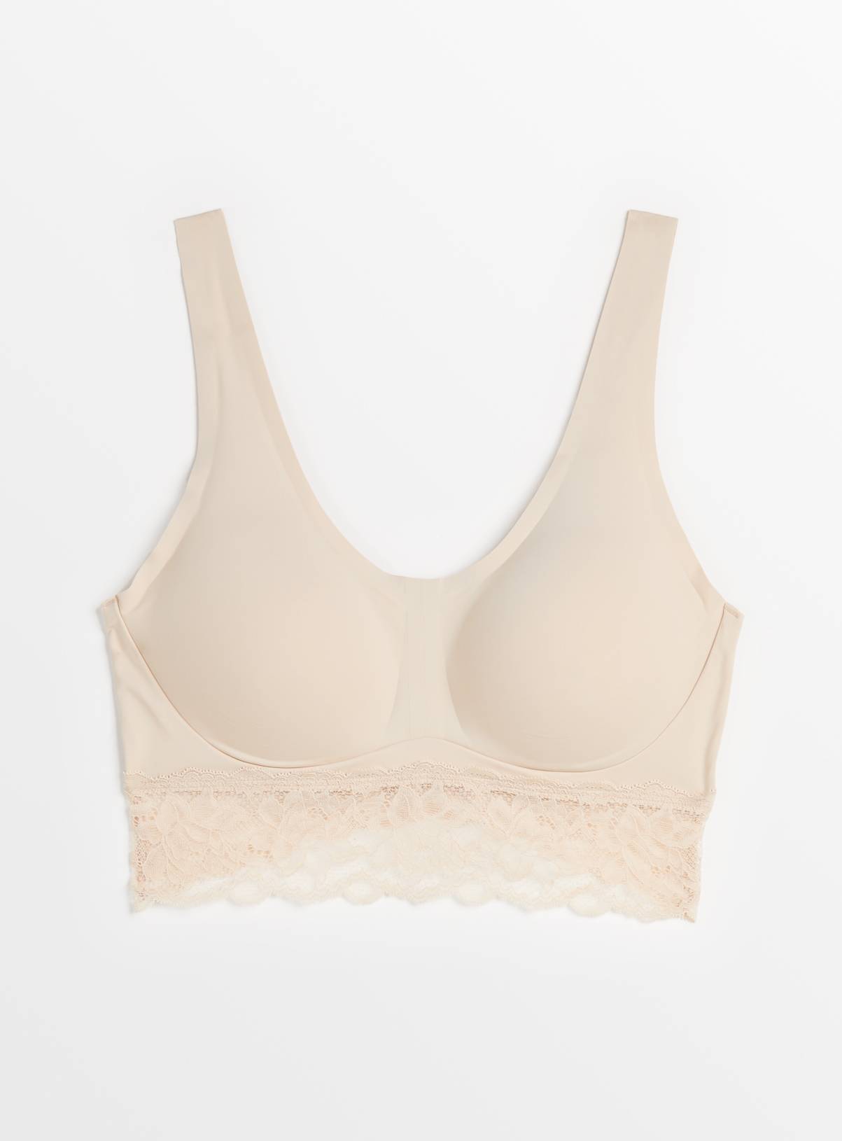 Beige Flexform™ Seamless Lace Invisible Finish Bra 14 - Image 2