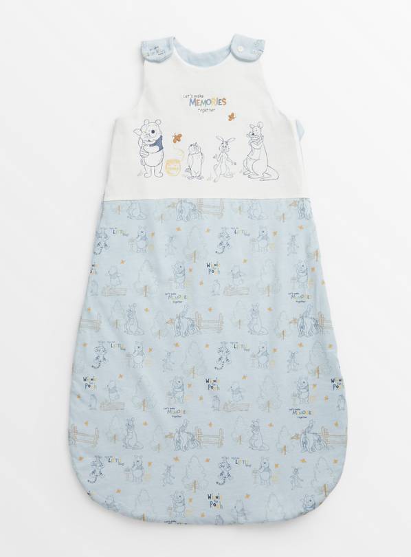 DISNEY Plus Size Blue Winnie The Pooh Sleep Tee Nightdress