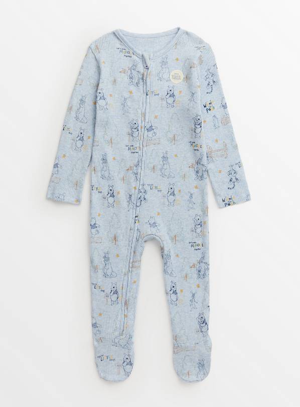 Buy Disney Winnie The Pooh Blue Sleepsuit 12 18 months