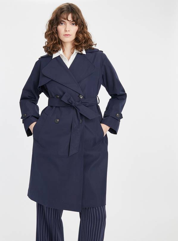 H and clearance m trench coat