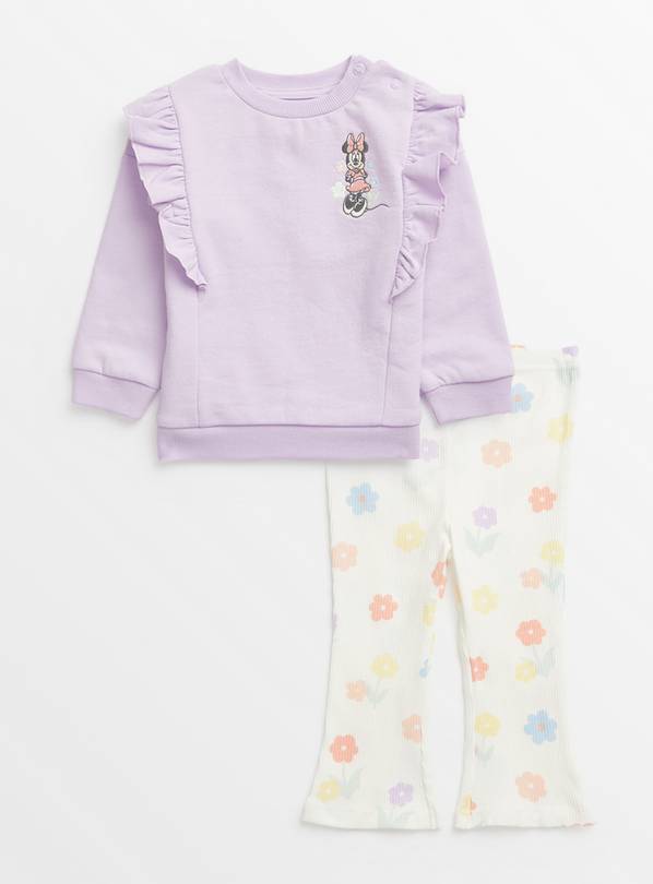 Buy Minnie Mouse Lilac Sweatshirt Leggings Set 18 24 months