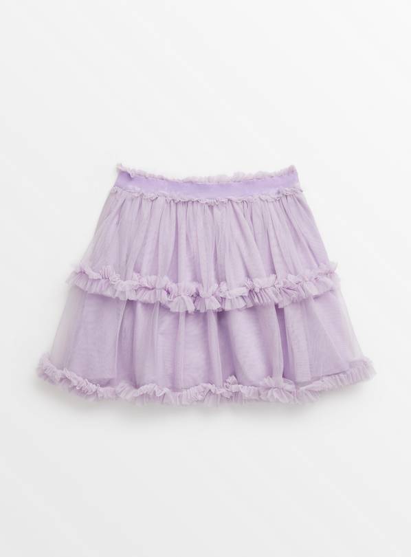 Lilac Tiered Mesh Tutu Skirt 1-2 years