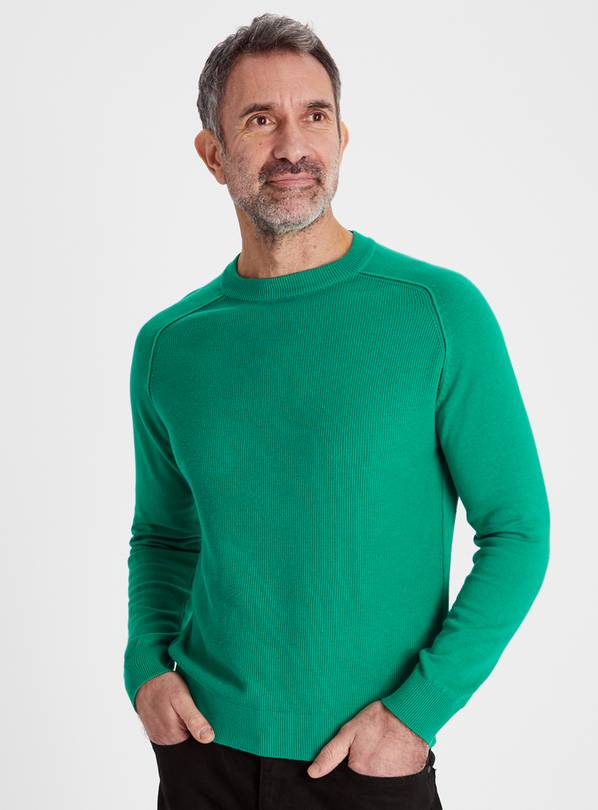 H and hotsell m green jumper