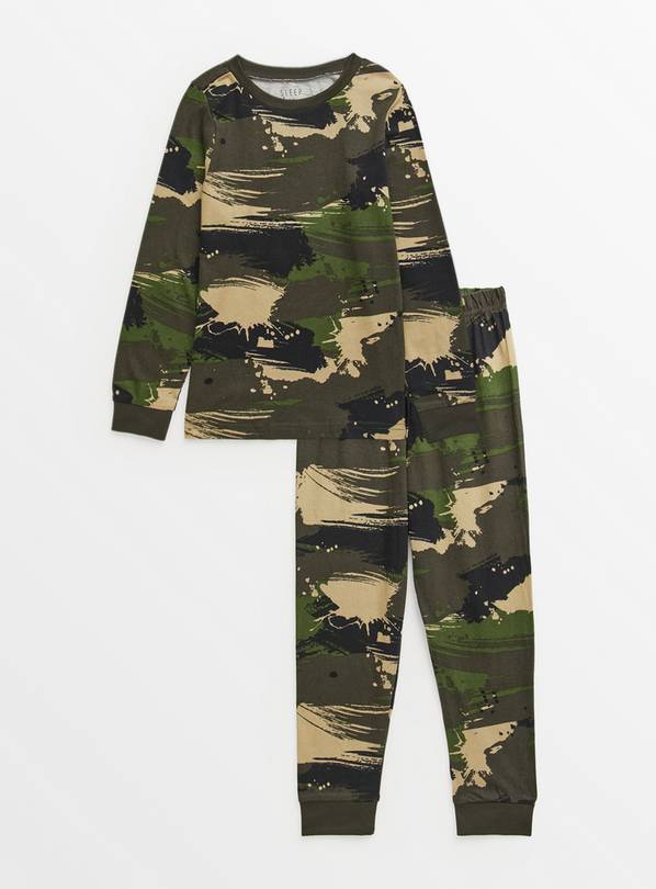 Buy Camo Print Khaki Pyjamas 5 6 years Pyjamas Argos