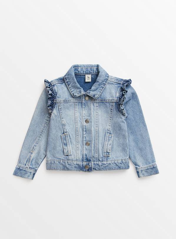 Buy Pale Denim Frill Jacket 6-7 years | Coats and jackets | Tu