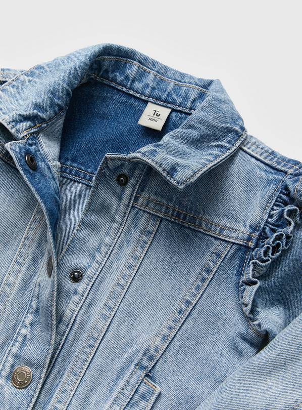 Buy Pale Denim Frill Jacket 5-6 years | Coats and jackets | Argos